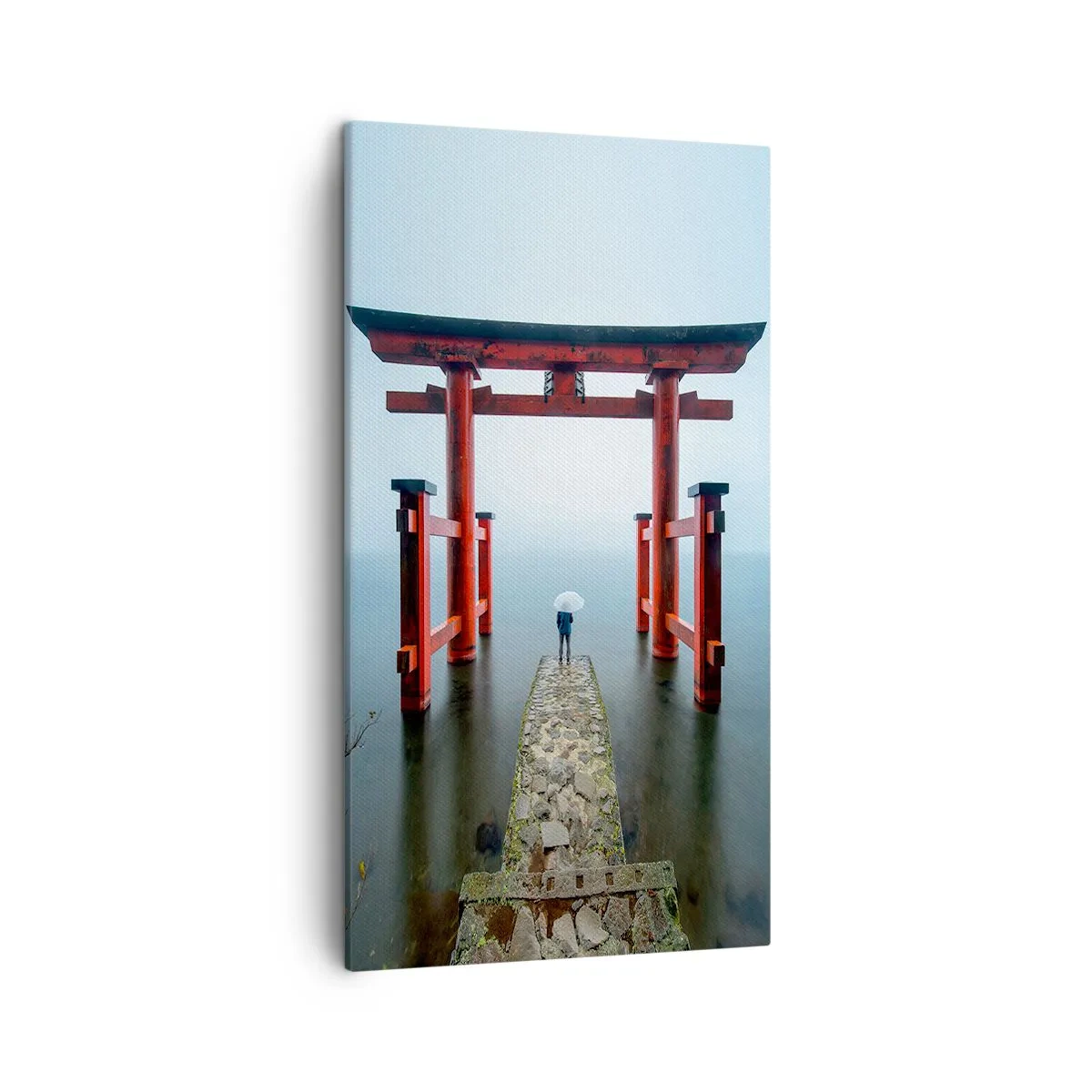 Bild auf Leinwand - Leinwandbild - Japanische Träumerei - 45x80 cm