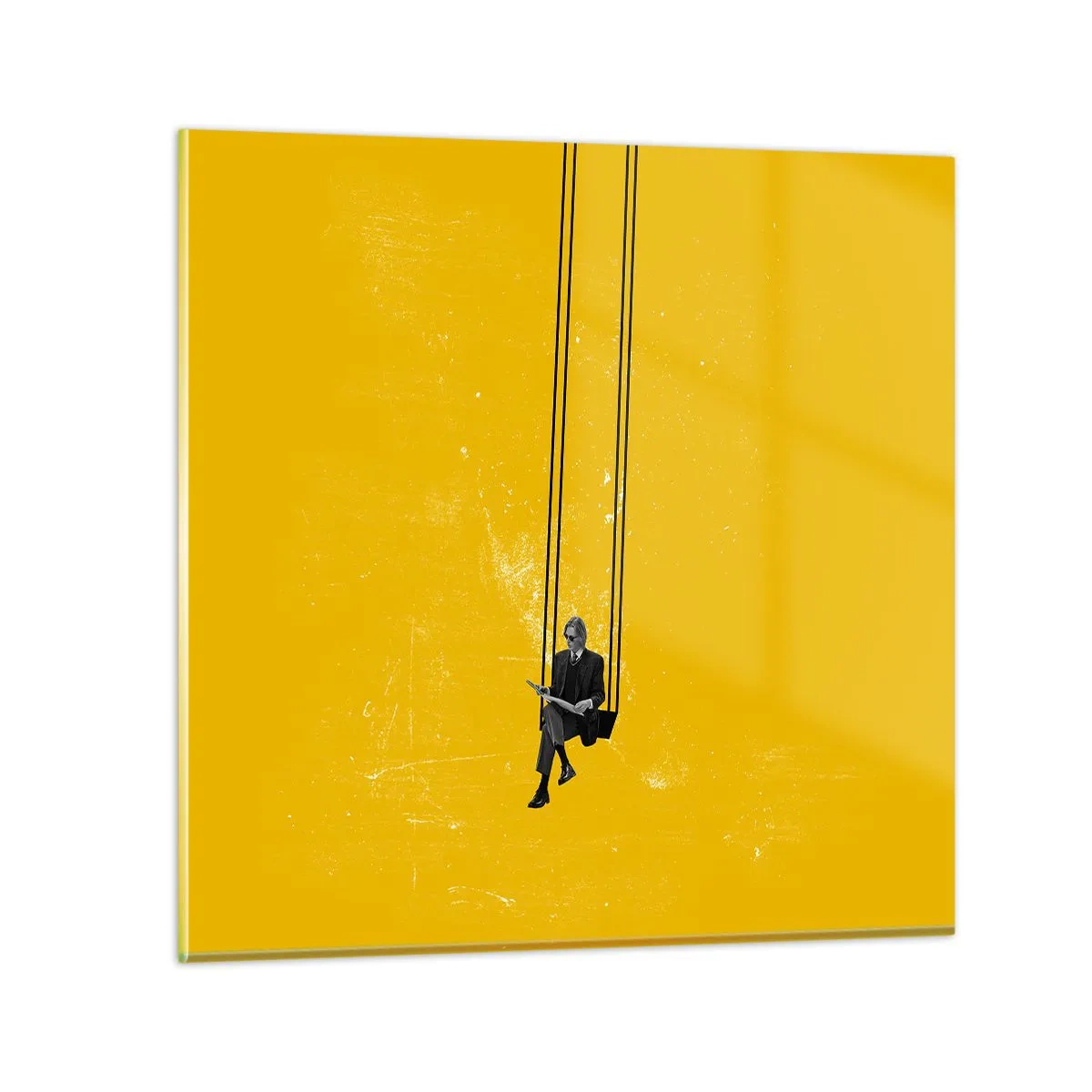 Glasbild - Bild auf glas - Tag wie jeder andere - 40x40 cm