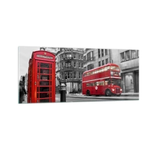 Glasbild - Bild auf glas - Das Rotste in Europa - 100x40 cm