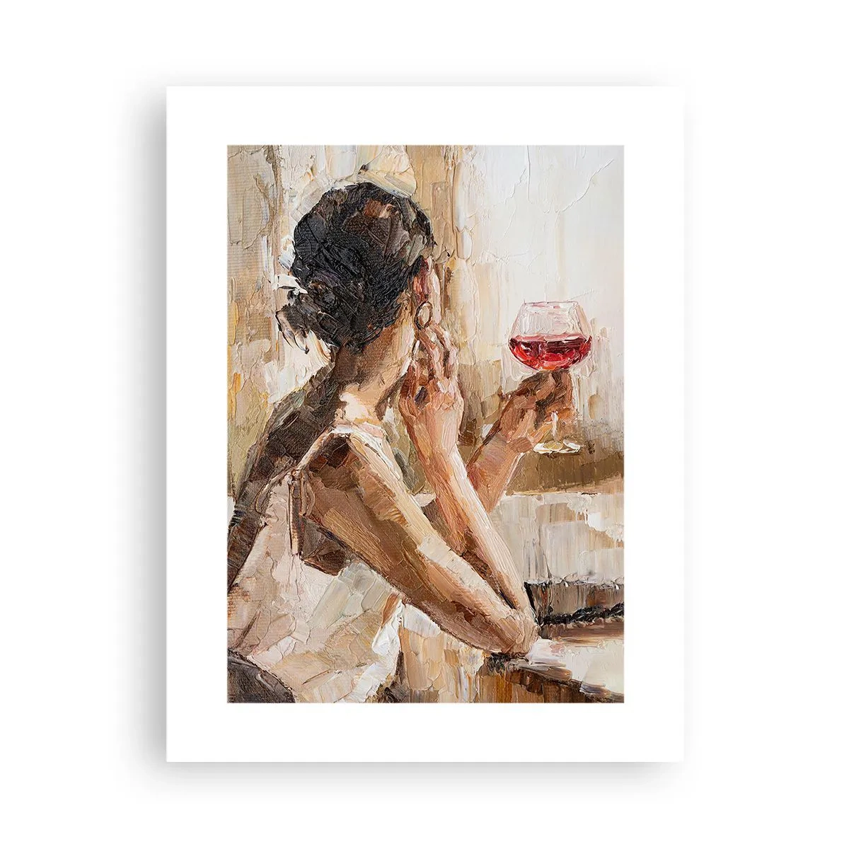 Poster - Der Geschmack eines guten Moments - 30x40 cm