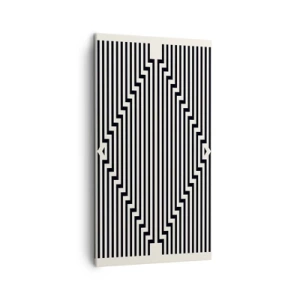 Bild auf Leinwand - Leinwandbild - Geometrische Illusion - 45x80 cm