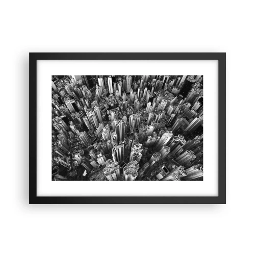 Poster in einem schwarzem Rahmen - Immer höher und höher - 40x30 cm