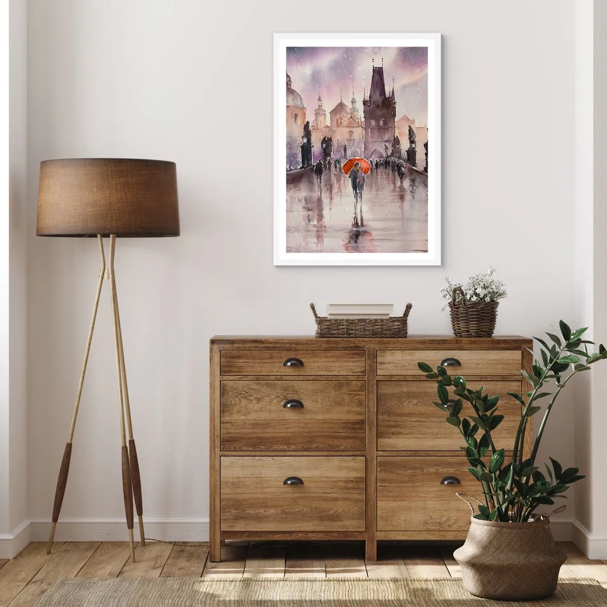 Poster in einem weißen Rahmen - Leute verändern sich nicht - 61x91 cm