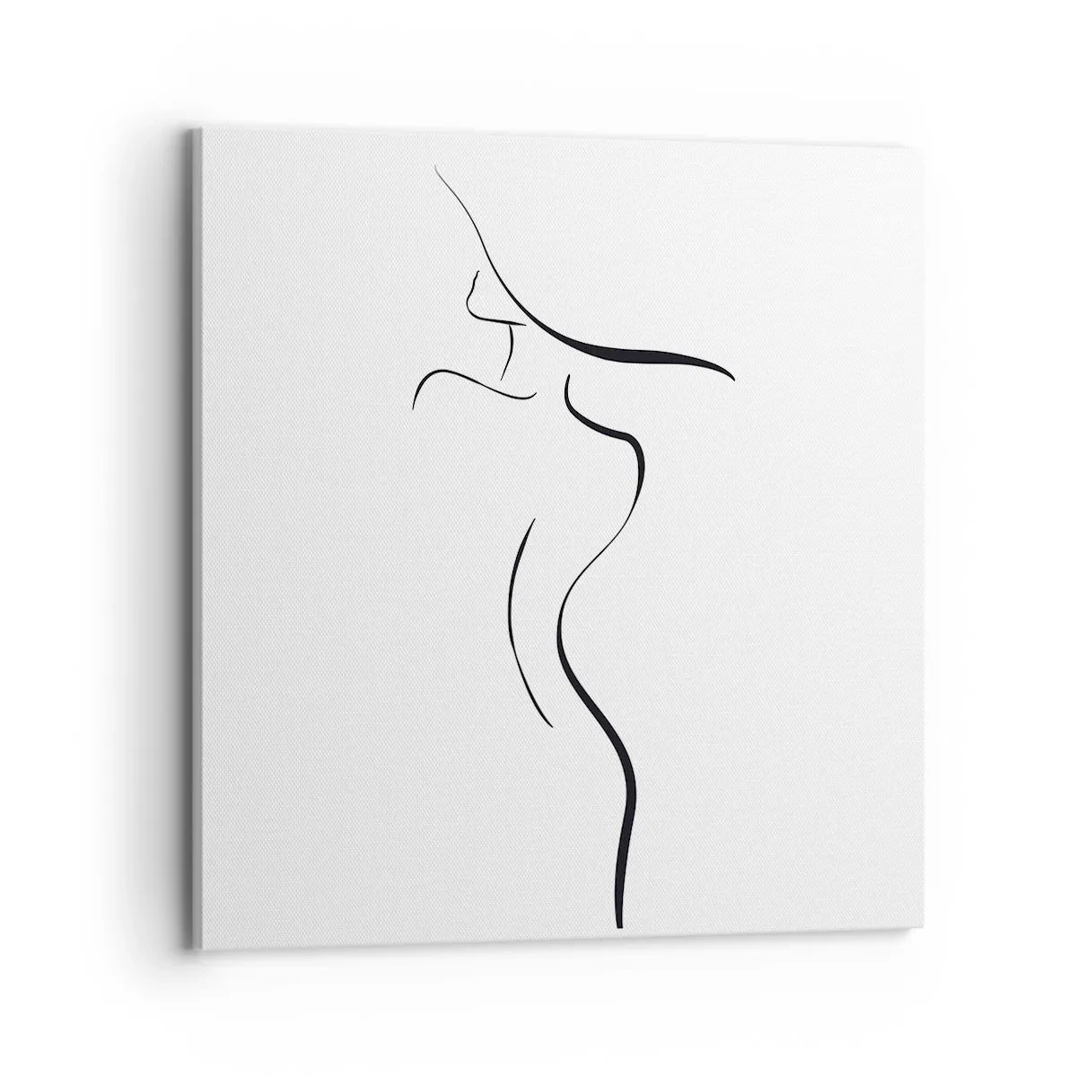 Bild auf Leinwand - Leinwandbild - Flüchtig wie eine Welle - 70x70 cm