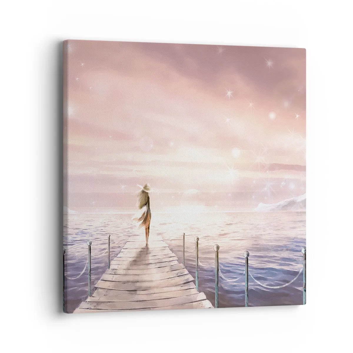 Bild auf Leinwand - Leinwandbild - Im Licht eines Traums - 40x40 cm