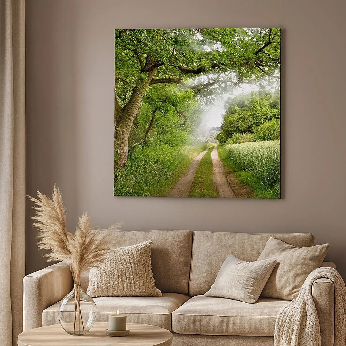 Bild auf Leinwand - Leinwandbild - Et in Arcadia ego - 30x30 cm