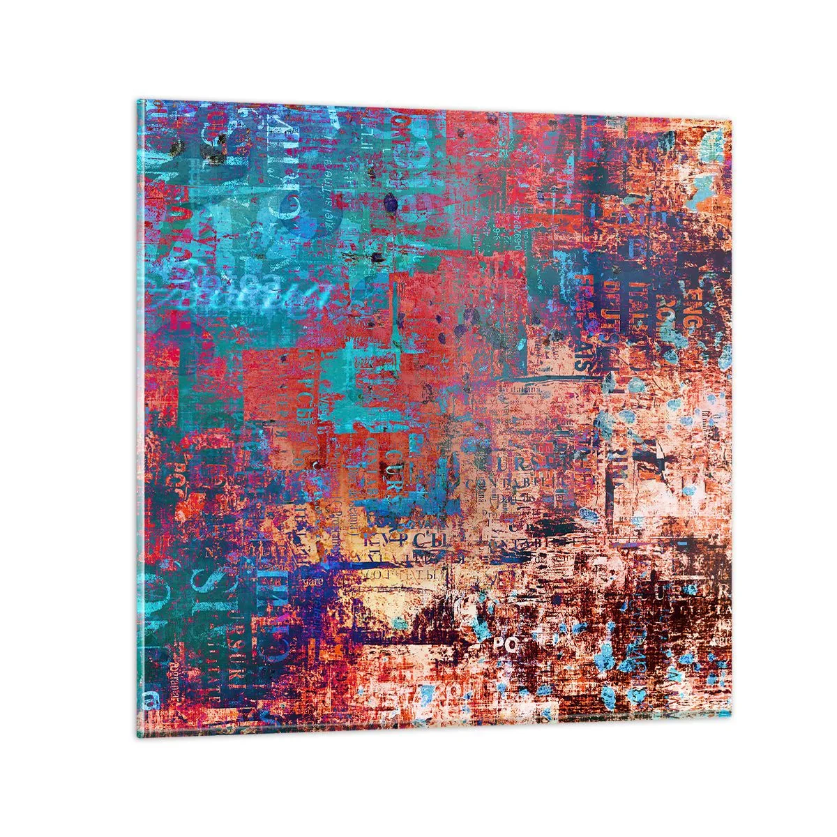 Glasbild - Bild auf glas - Erinnerung und Vergessen - 70x70 cm