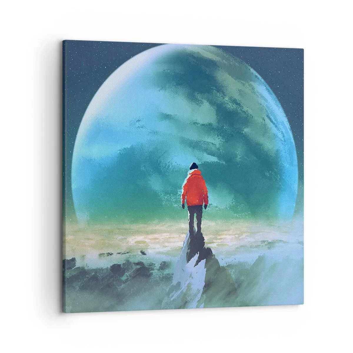 Bild auf Leinwand - Leinwandbild - Entdecker des neuen Landes - 50x50 cm