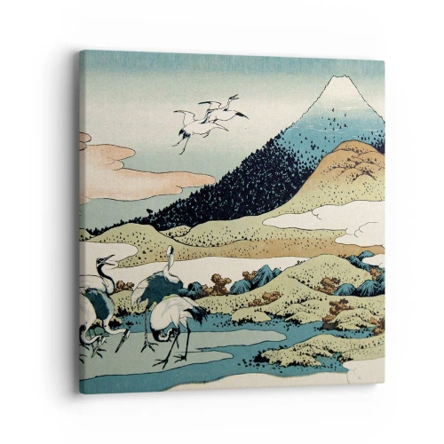 Bild auf Leinwand - Leinwandbild - Im japanischen Geist - 40x40 cm