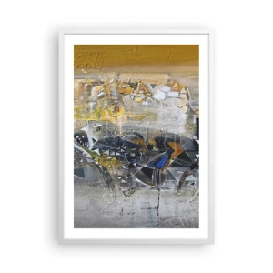 Poster in einem weißen Rahmen - Alles wird gut - 50x70 cm