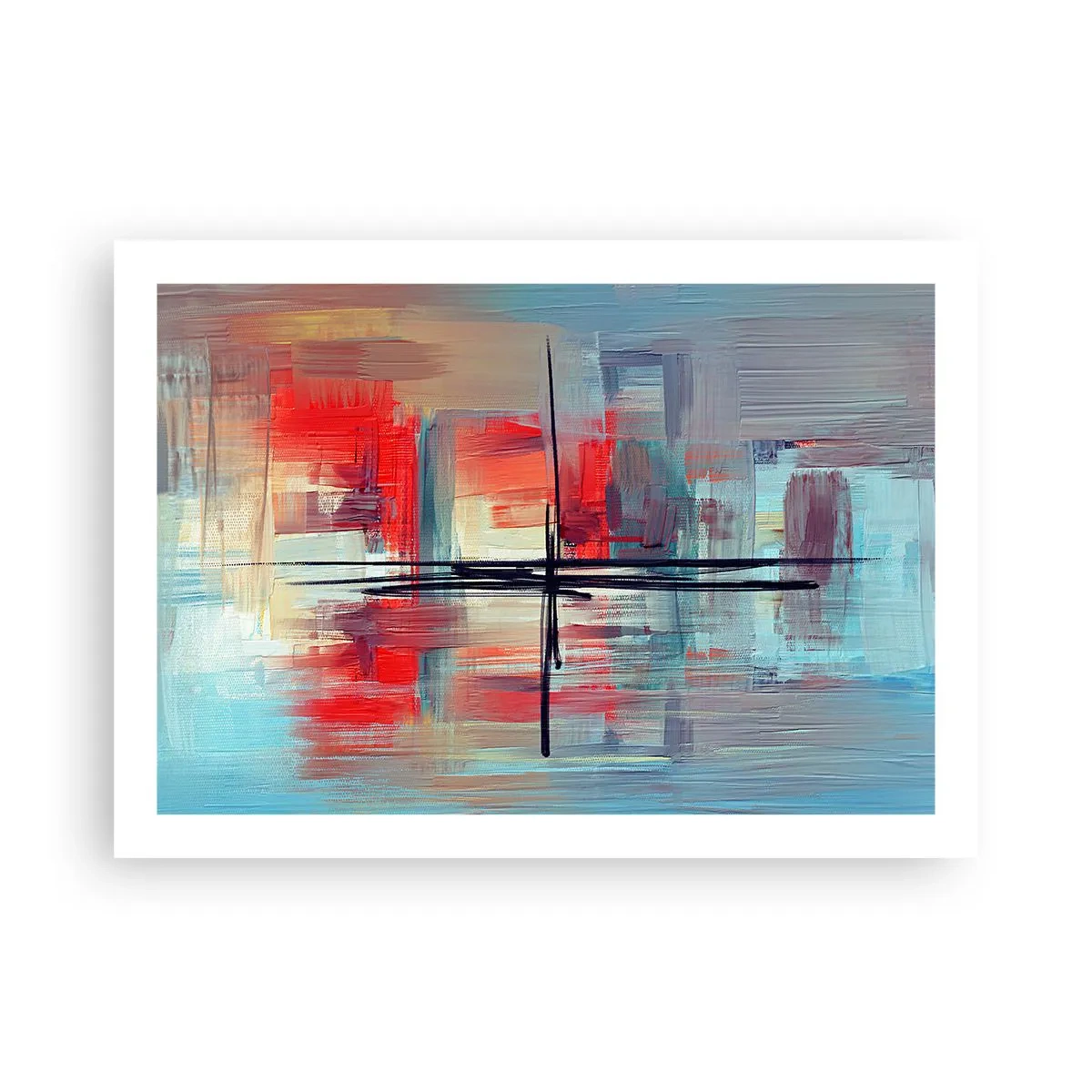 Poster - Landschaft in einer unbekannten Dimension - 70x50 cm