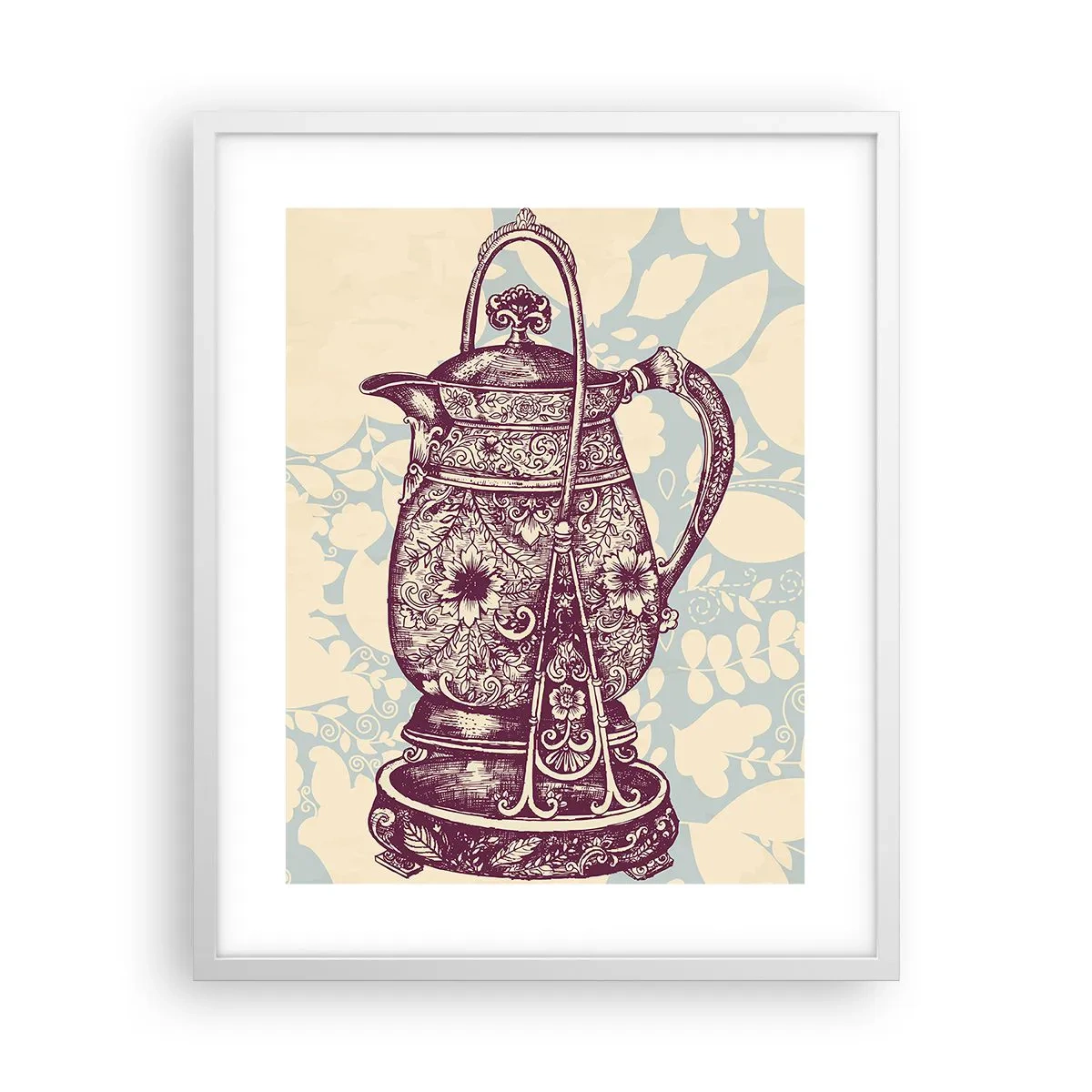 Poster in einem weißen Rahmen - Schönheit des Alltags - 40x50 cm