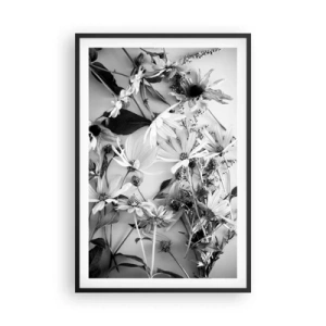 Poster in einem schwarzem Rahmen - Kein Blumenstrauß - 61x91 cm