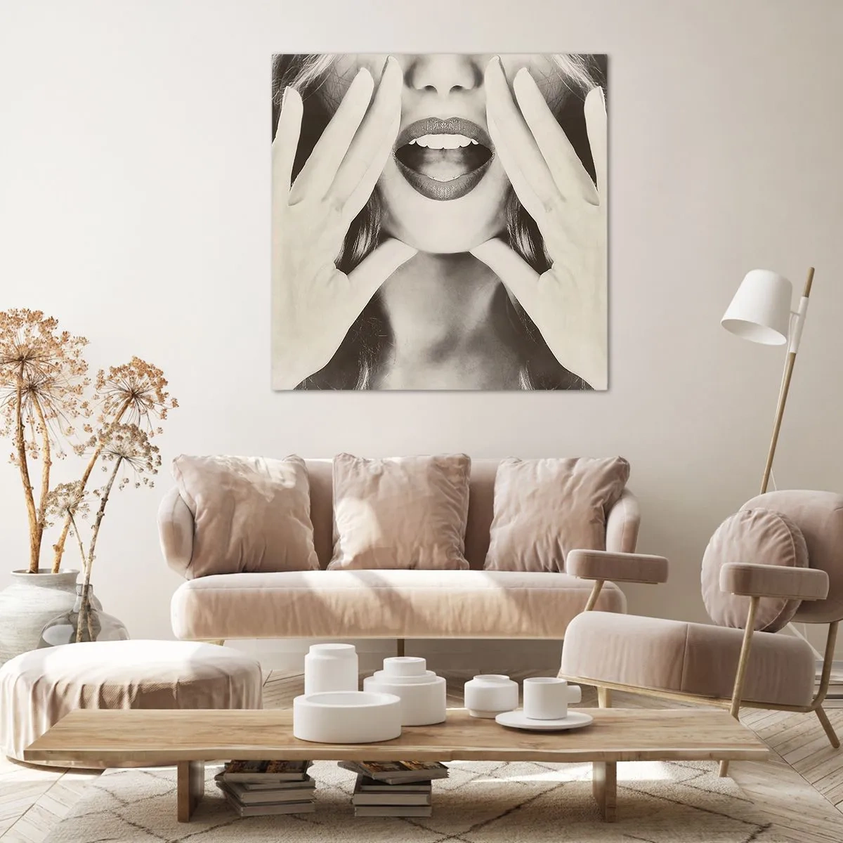 Bild auf Leinwand - Leinwandbild - Ich komme schon! - 70x70 cm