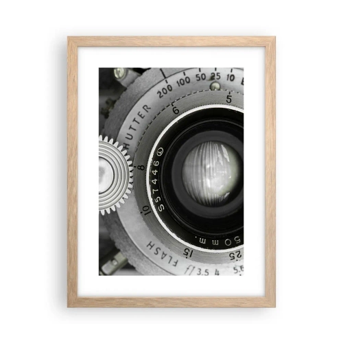 Poster in einem Rahmen aus heller Eiche - Eine Story über Hollywood - 30x40 cm