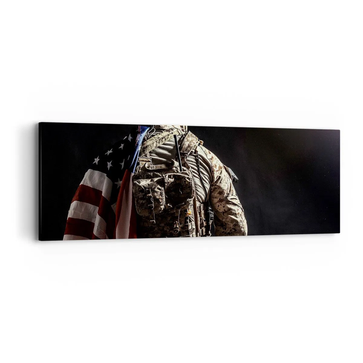 Bild auf Leinwand - Leinwandbild - Darum - 90x30 cm