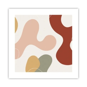 Poster - Kringel oder Schnörkel? - 40x40 cm