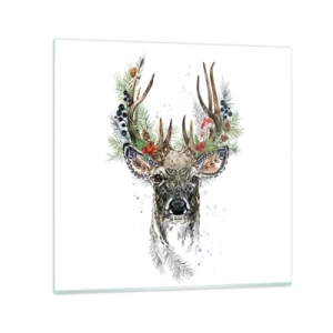 Glasbild - Bild auf glas - Im festlichen Gewand - 50x50 cm