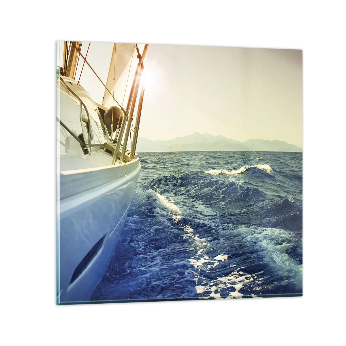 Glasbild - Bild auf glas - Auf ins Abenteuer - 50x50 cm