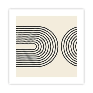 Poster - In einem Moment ... - 40x40 cm