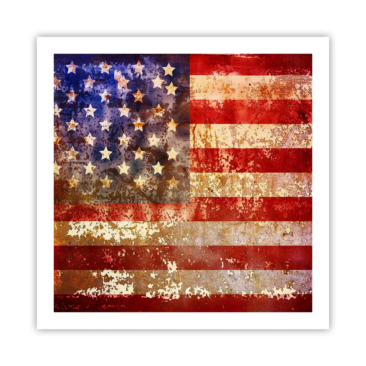 Poster - Ruhm verblasst nicht - 60x60 cm