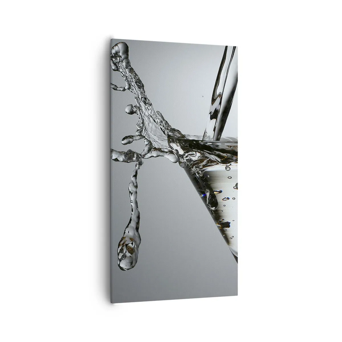 Bild auf Leinwand - Leinwandbild - Am Rand der Tasse - 65x120 cm