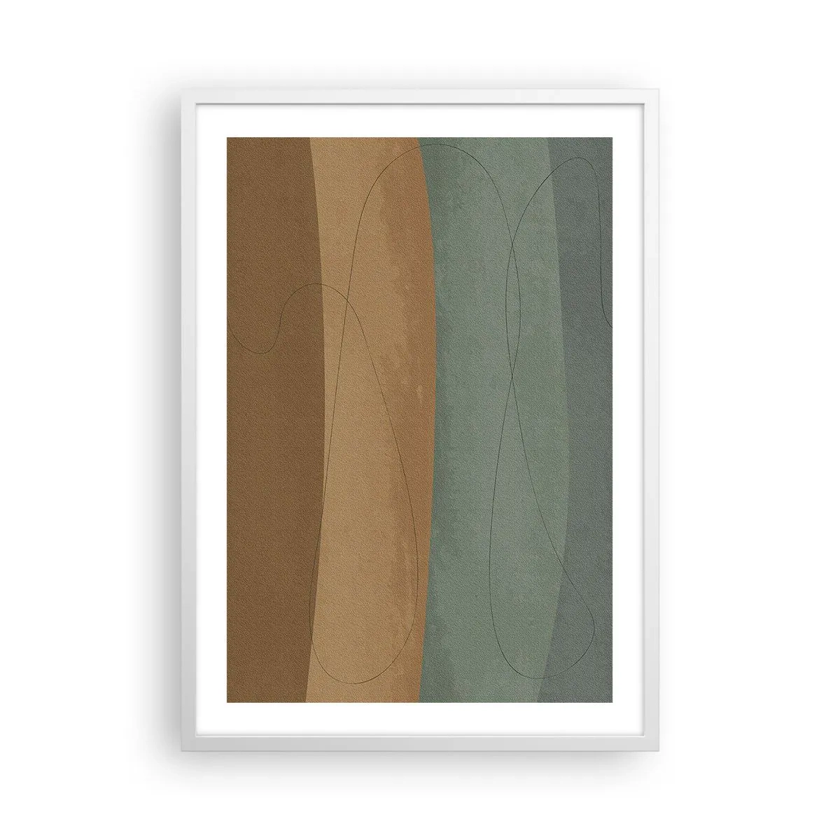 Poster in einem weißen Rahmen - Horizontale Komposition - 50x70 cm