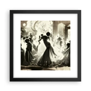 Poster in einem schwarzem Rahmen - Die große Maskerade - 30x30 cm