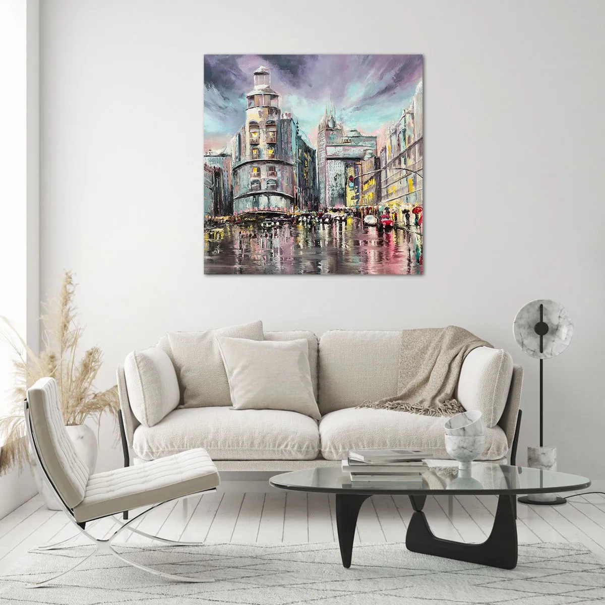 Glasbild - Bild auf glas - Es wird ein gelungener Abend - 70x70 cm