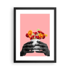 Poster in einem schwarzem Rahmen - Die Apotheose des Lebens - 30x40 cm