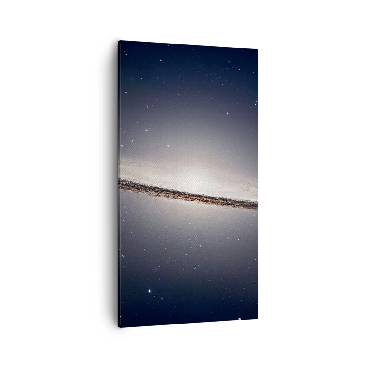 Bild auf Leinwand - Leinwandbild - Vor langer Zeit in einer weit entfernten Galaxie ... - 55x100 cm