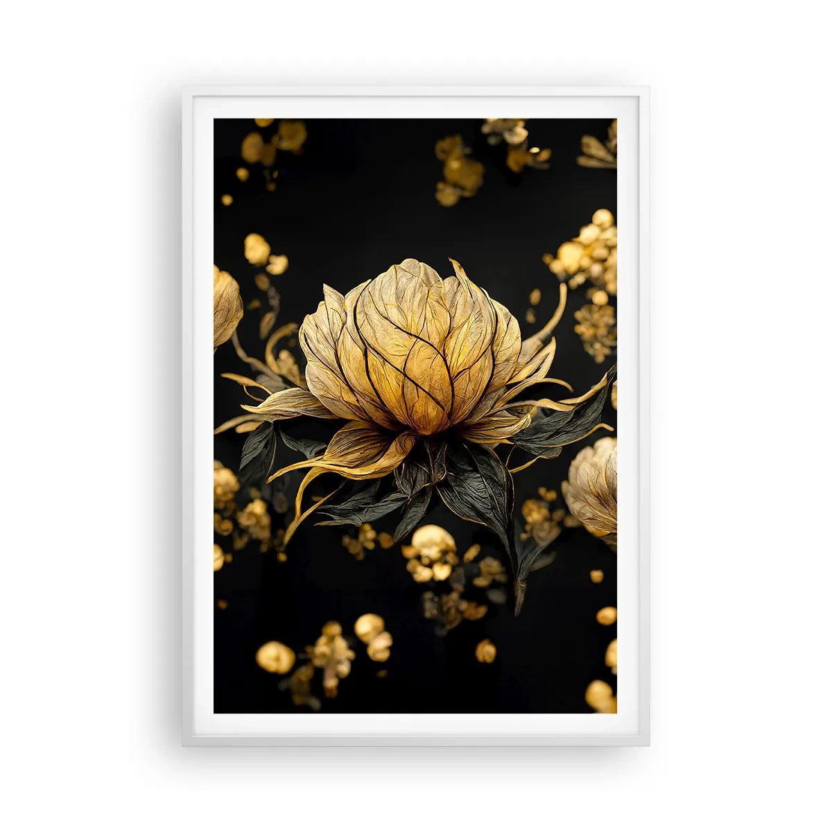 Poster in einem weißen Rahmen - Subtile Zerbrechlichkeit - 70x100 cm