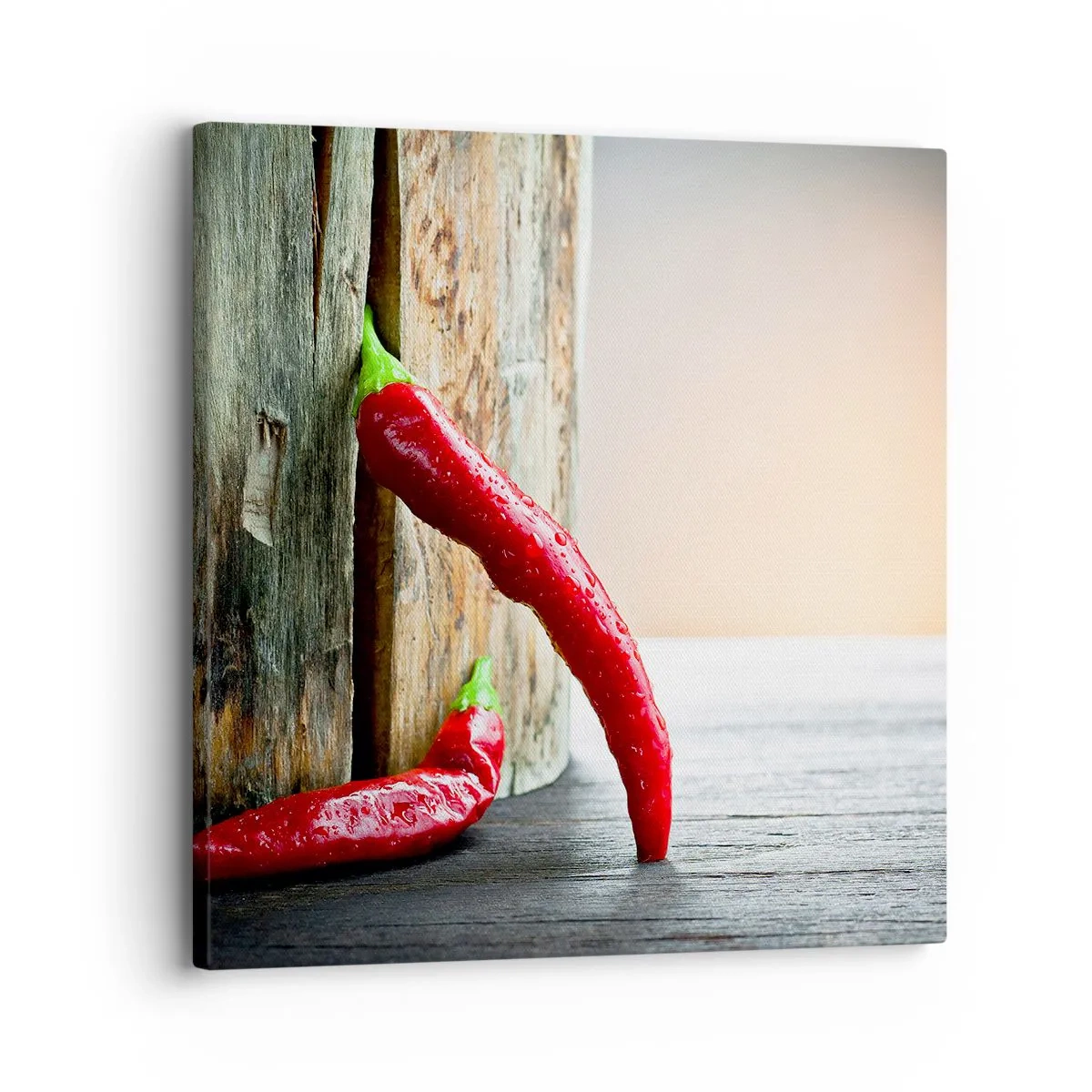 Bild auf Leinwand - Leinwandbild - Red hot chili peppers - 30x30 cm