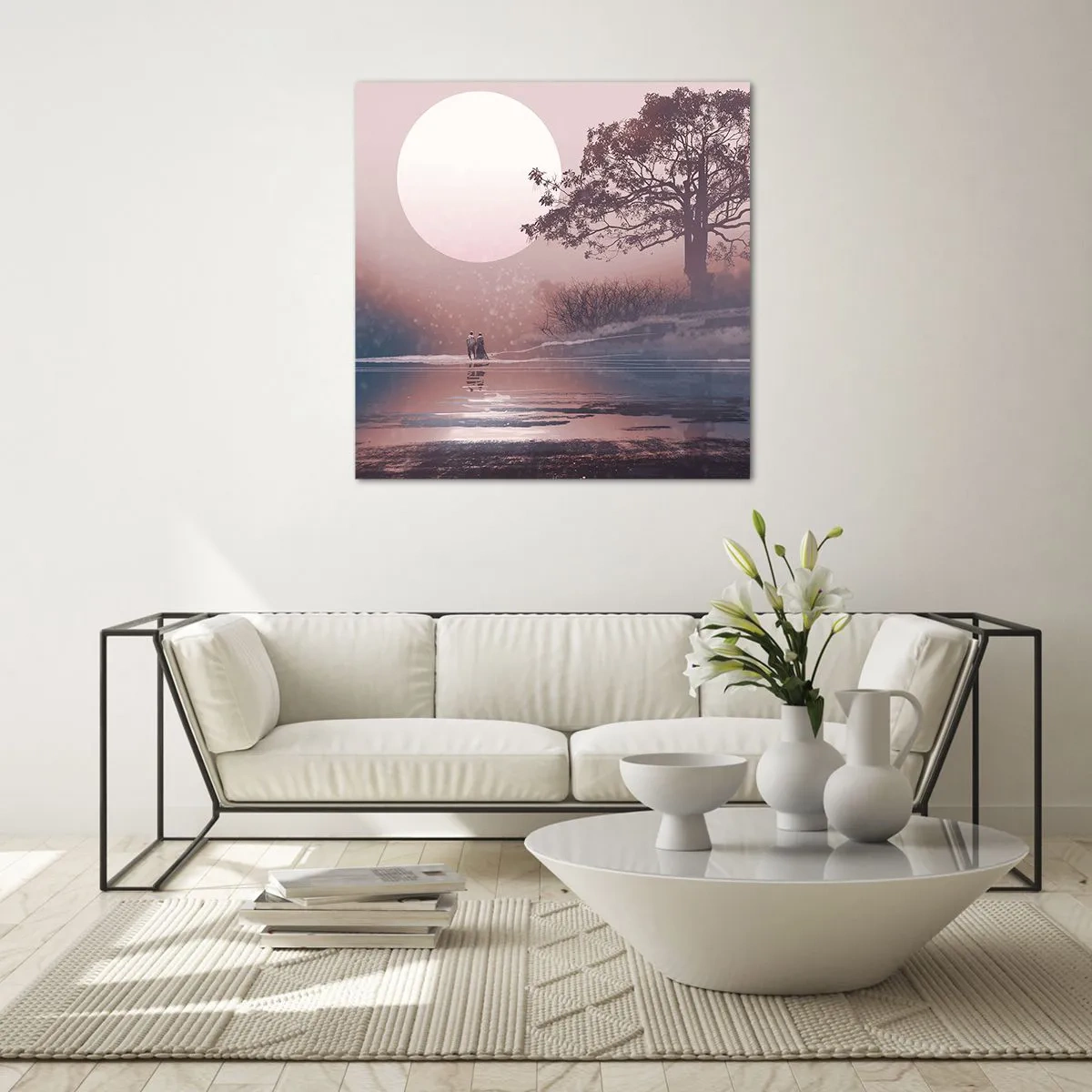 Glasbild - Bild auf glas - Wunder der Nacht - 50x50 cm