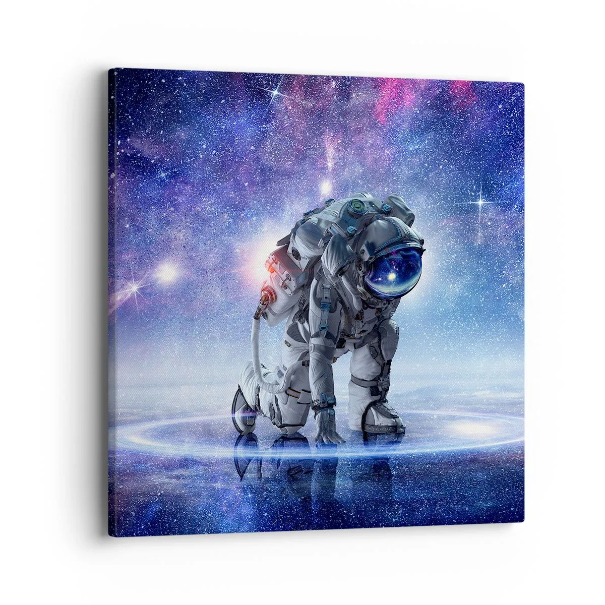 Bild auf Leinwand - Leinwandbild - Der Sternenhimmel über mir - 40x40 cm