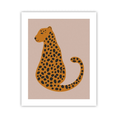 Poster - Leopardenmuster ist ein modisches Muster - 40x50 cm