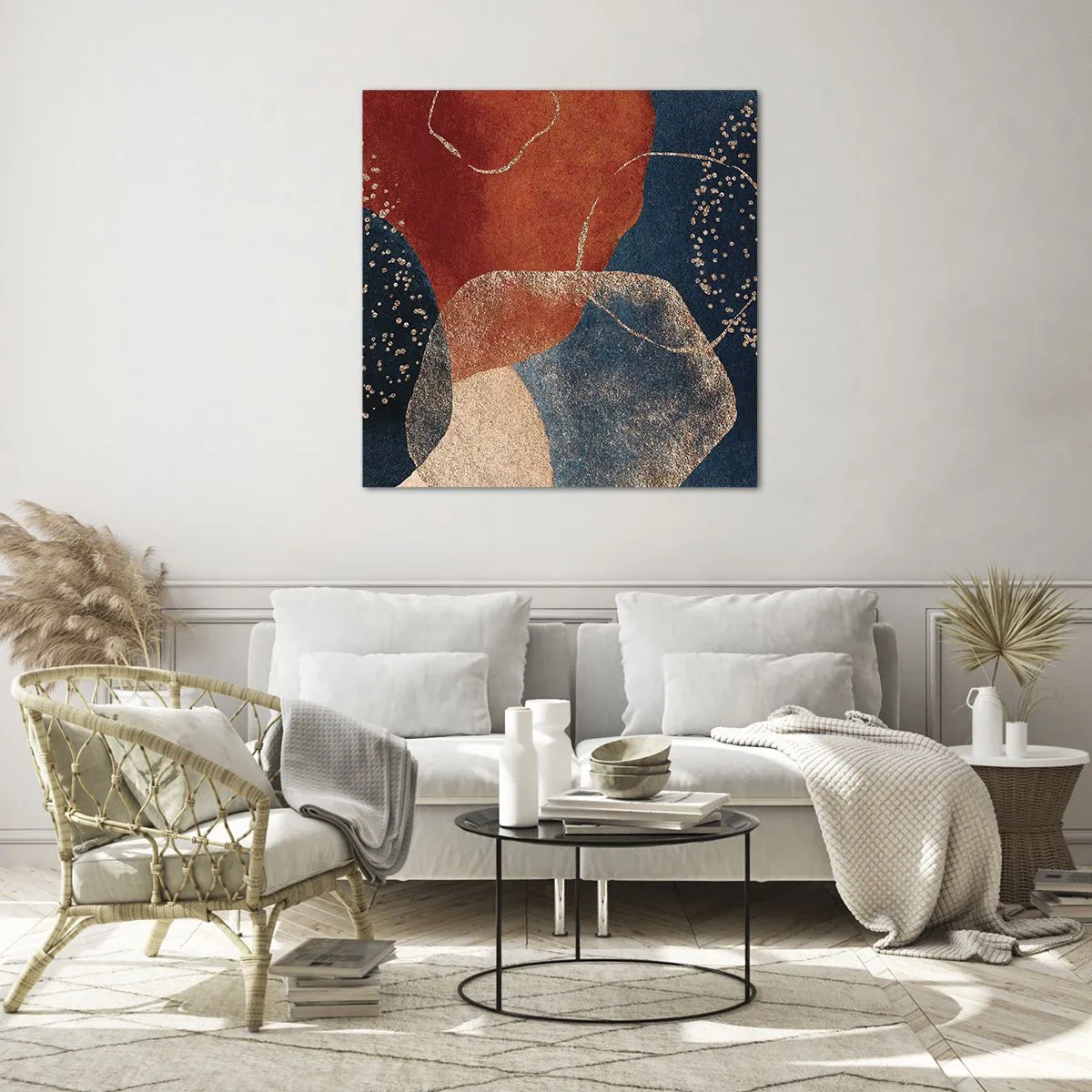 Glasbild - Bild auf glas - Die Leichtigkeit des Seins - 40x40 cm