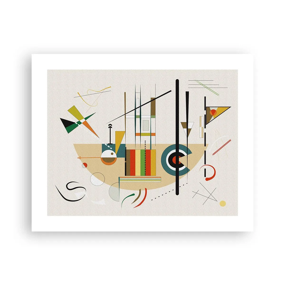 Poster - Und die Welt lacht - 50x40 cm