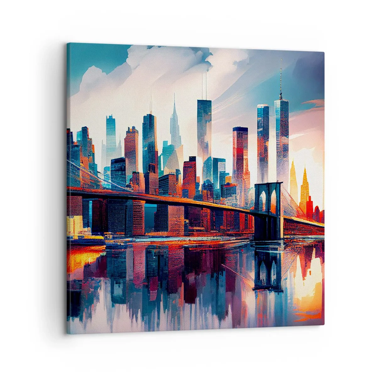 Bild auf Leinwand - Leinwandbild - Traumhaftes New York - 50x50 cm