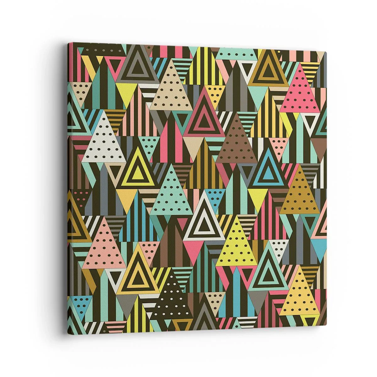 Bild auf Leinwand - Leinwandbild - Im Rhythmus auf drei - 40x40 cm