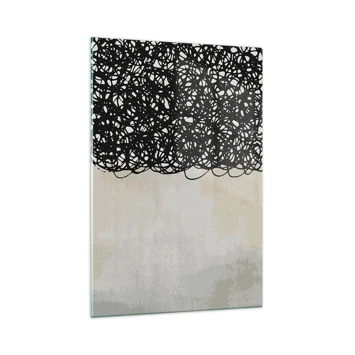 Glasbild - Bild auf glas - Turbulente Abstraktion - 70x100 cm