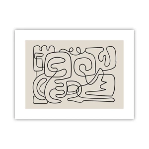 Poster - Folge der Spur - 40x30 cm