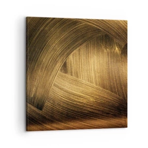 Bild auf Leinwand - Leinwandbild - In einem goldenen Labyrinth - 60x60 cm