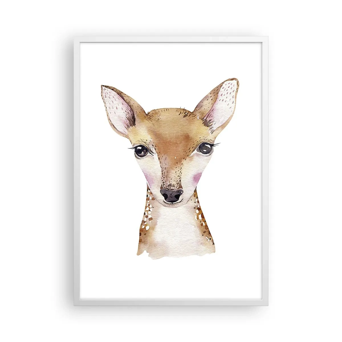 Poster in einem weißen Rahmen - Die Natur der Unschuld - 50x70 cm