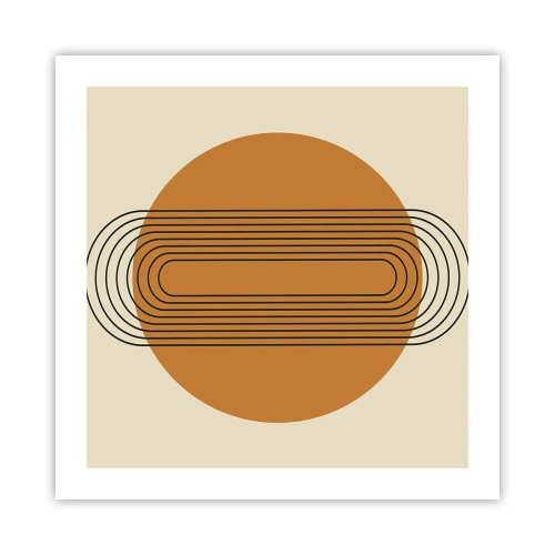 Poster - Perfekter Plan - 50x50 cm