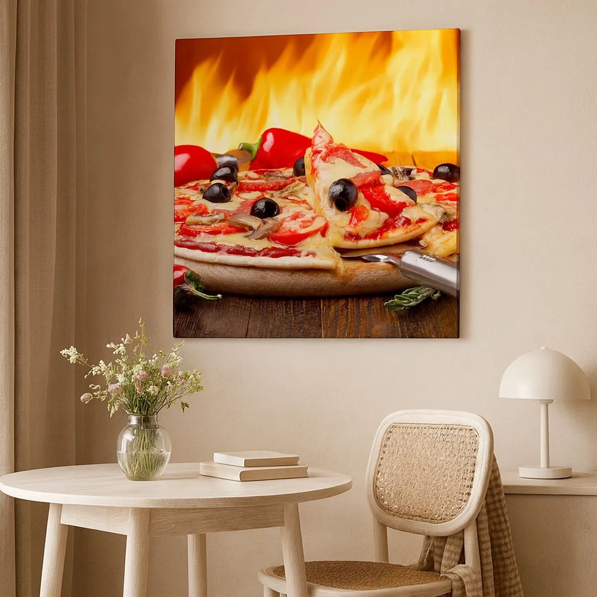 Bild auf Leinwand - Leinwandbild - Aus Italien mit Liebe - 30x30 cm