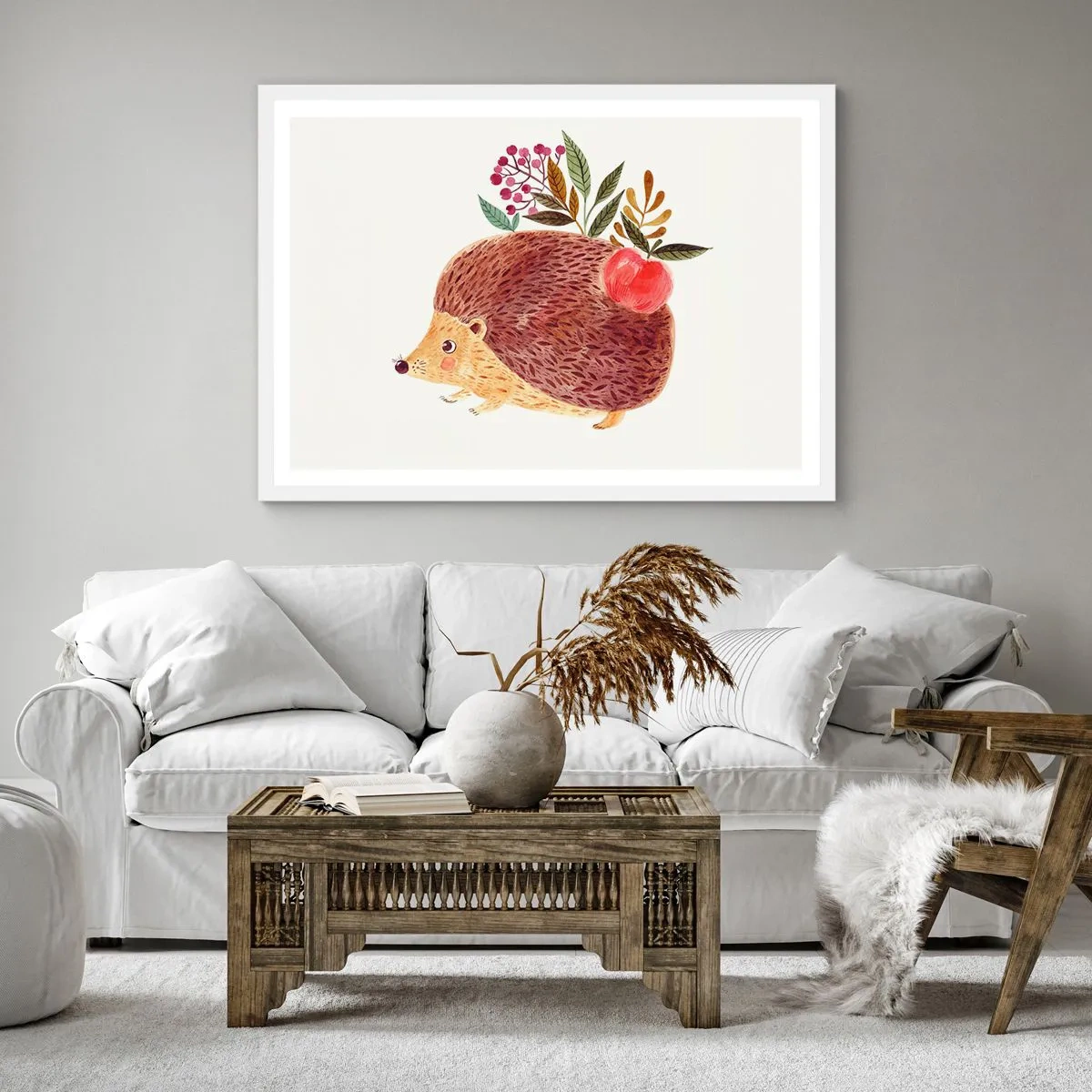 Poster in einem weißen Rahmen - Und dann magst du mich schon - 50x50 cm
