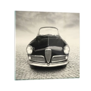 Glasbild - Bild auf glas - Man muss mich einfach lieben - 60x60 cm