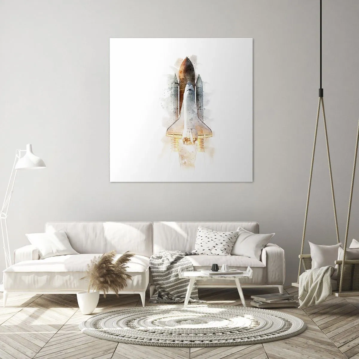 Bild auf Leinwand - Leinwandbild - Entdecker für den Anfang - 30x30 cm