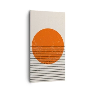 Bild auf Leinwand - Leinwandbild - Immer die Sonne - 55x100 cm